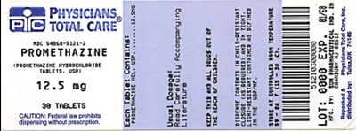 Promethazine-12.5 mg Package Label (Package Label 01)